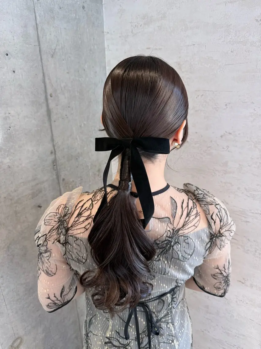 ヘアアレンジ ヘアセット 🎀ヘアセット/艶髪 /はやしほのか🎀のヘアスタイル