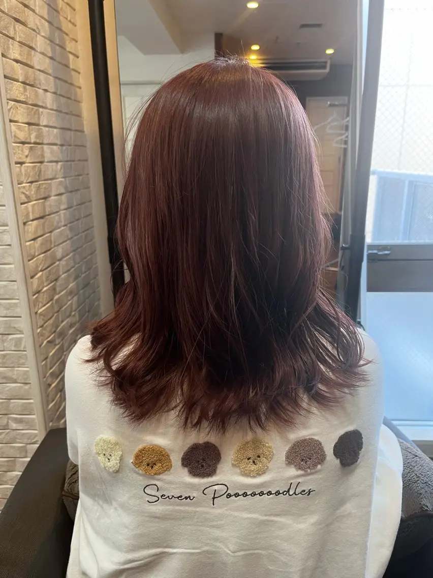 ミディアム カラー 伊藤 さやかのヘアスタイル