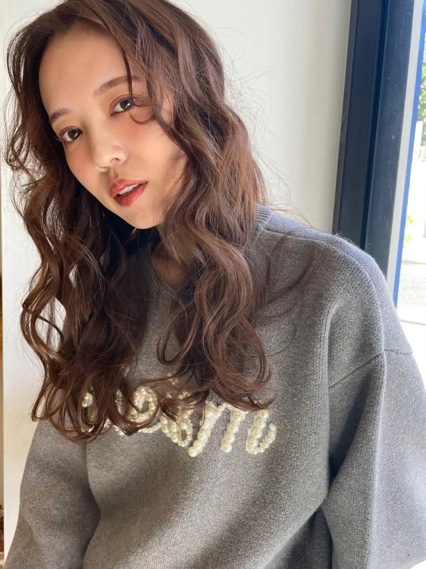 【巻くのが苦手な方へ🎀】カット+デジタルパーマ+トリートメントの写真
