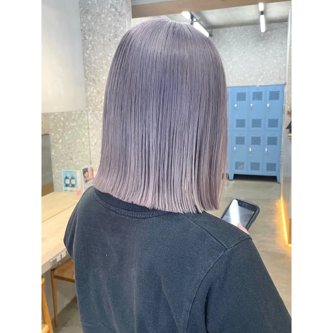ミディアム カラー ミルクティーベージュ /cinq/ユキ❄️のヘアスタイル