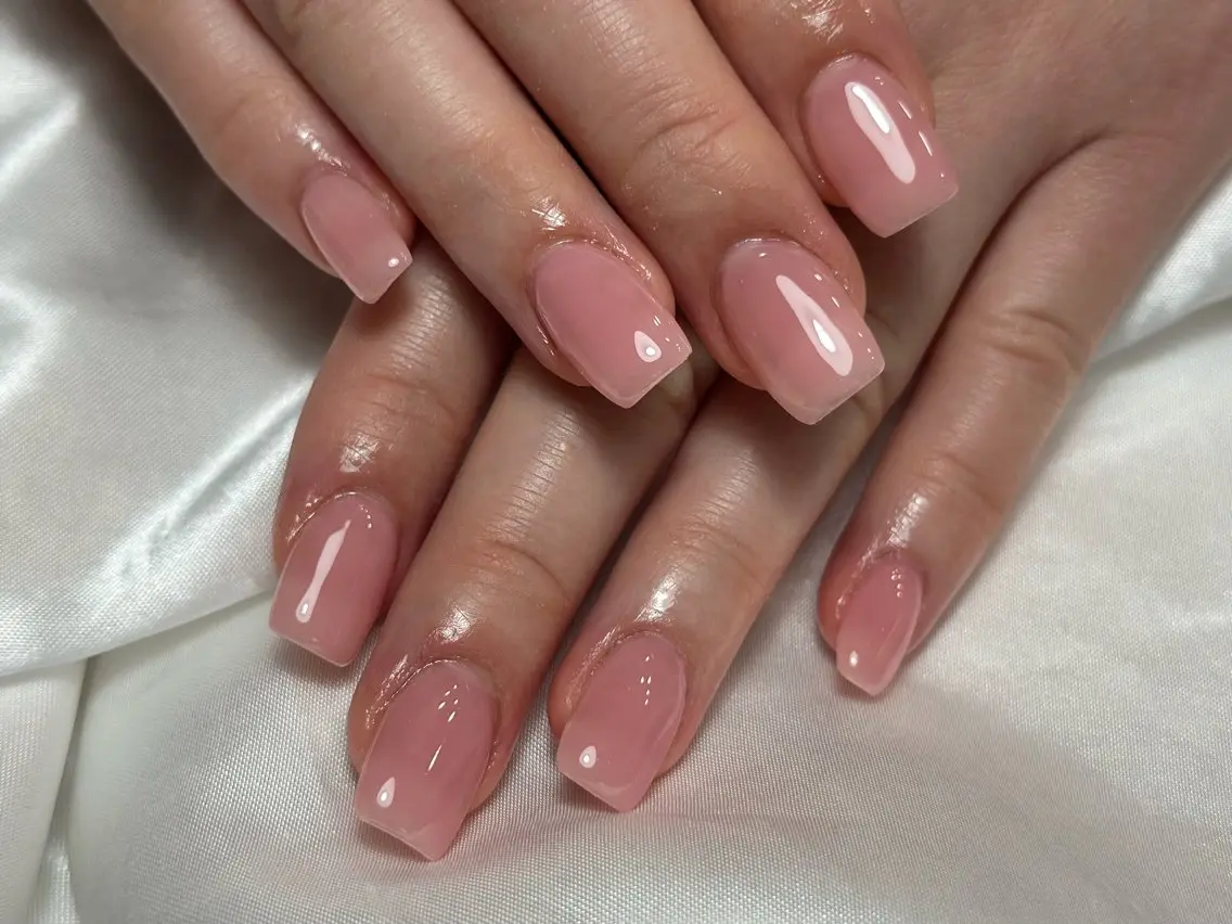 ネイル ネイルチップ Nail_ SkyBlue_Jのネイルデザイン