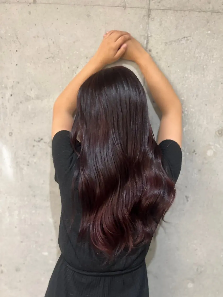 ロング カラー ブリーチ 透明感カラー ハイトーンカラー ブリーチなしカラー 髪質改善 カット ヘアカラー トリートメント 頓所 大昂のヘアスタイル