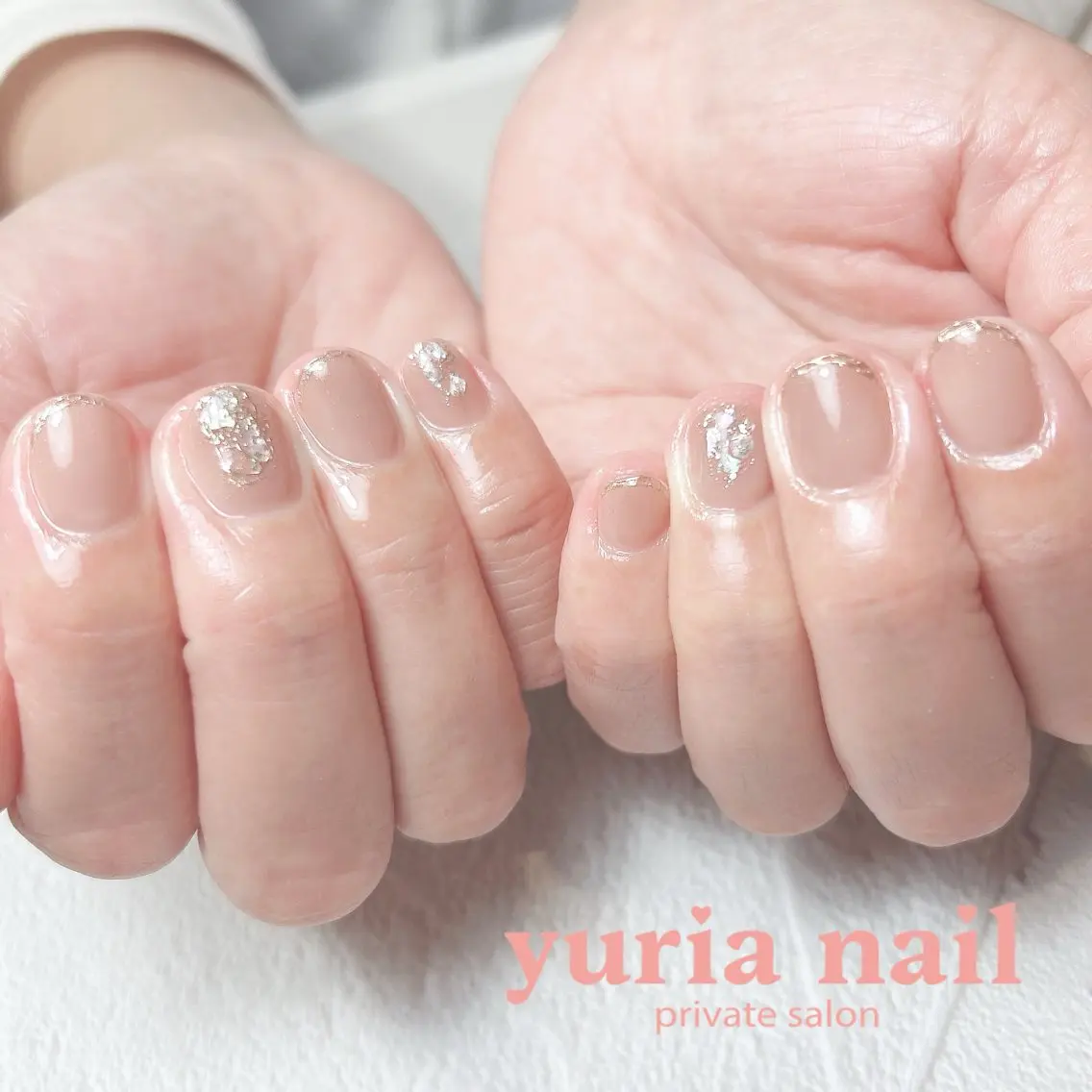 ネイル アートネイル ジェルネイル ニュアンスネイル シンプルネイル ハンドネイル 小林 ゆりあのネイルデザイン