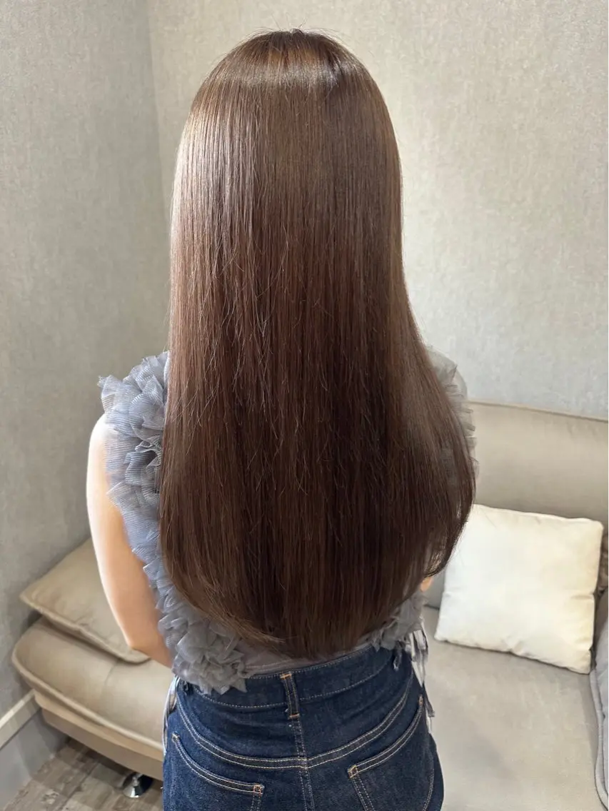 ロング ヘアカラー トリートメント 本間 龍翔のヘアスタイル