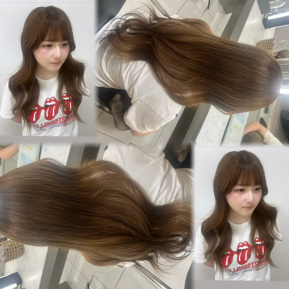 カラー ベージュカラー ブラウンカラー ショコラベージュ 透明感カラー 🩵カラーモデル 募集🩵kiki🩵のヘアスタイル