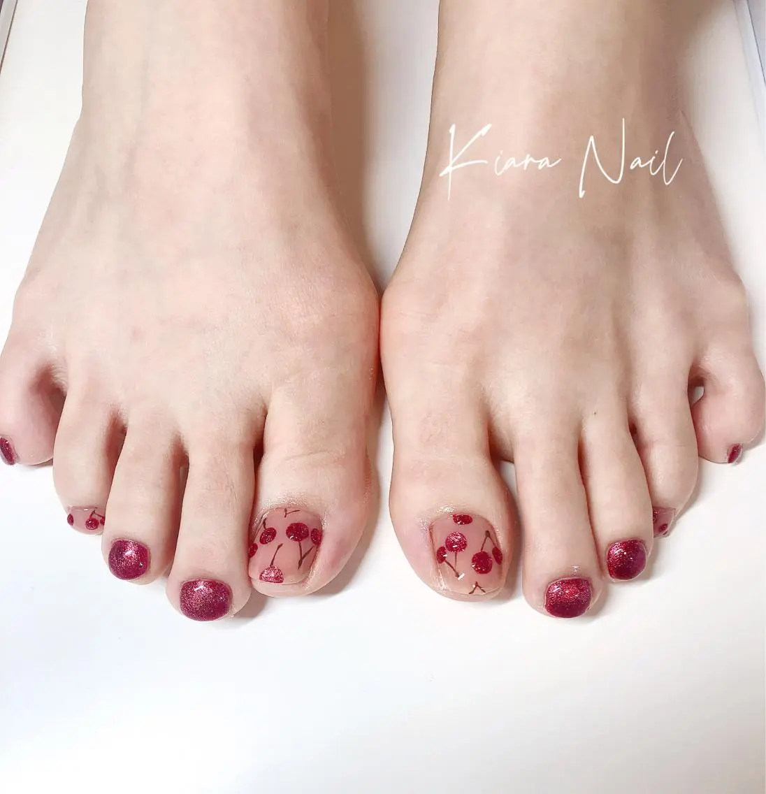 ネイル フットネイル 持ち込み 🍭Kiara Nail🍭のネイルデザイン