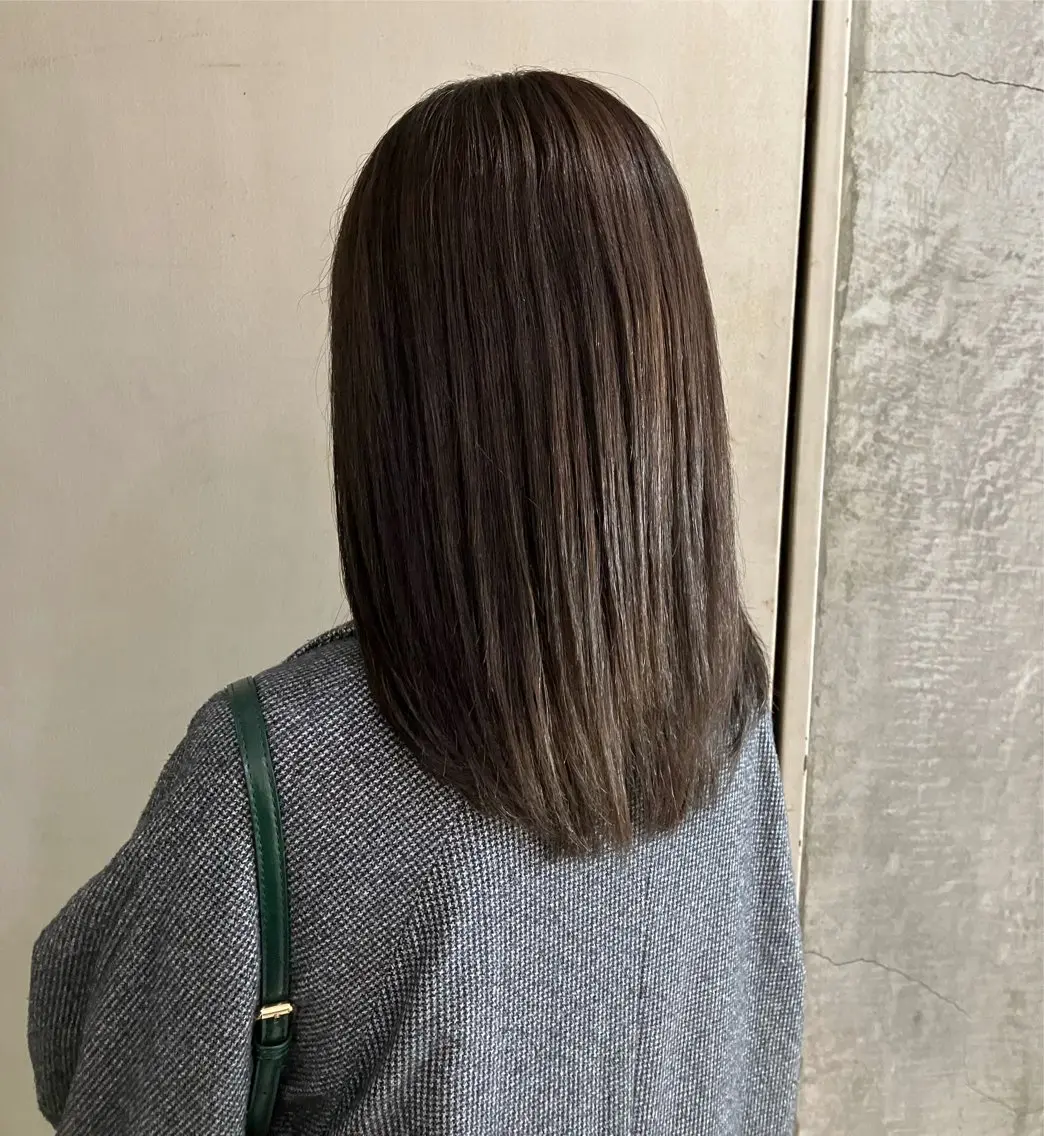 ミディアム カラー 清村 和音のヘアスタイル