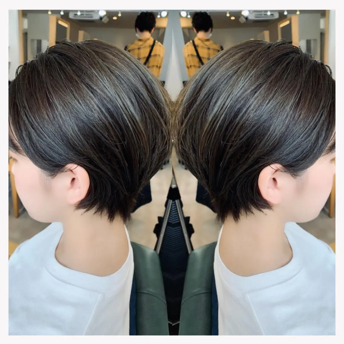 ショート カラー ヘアカラー トリートメント 村山 茉衣のヘアスタイル