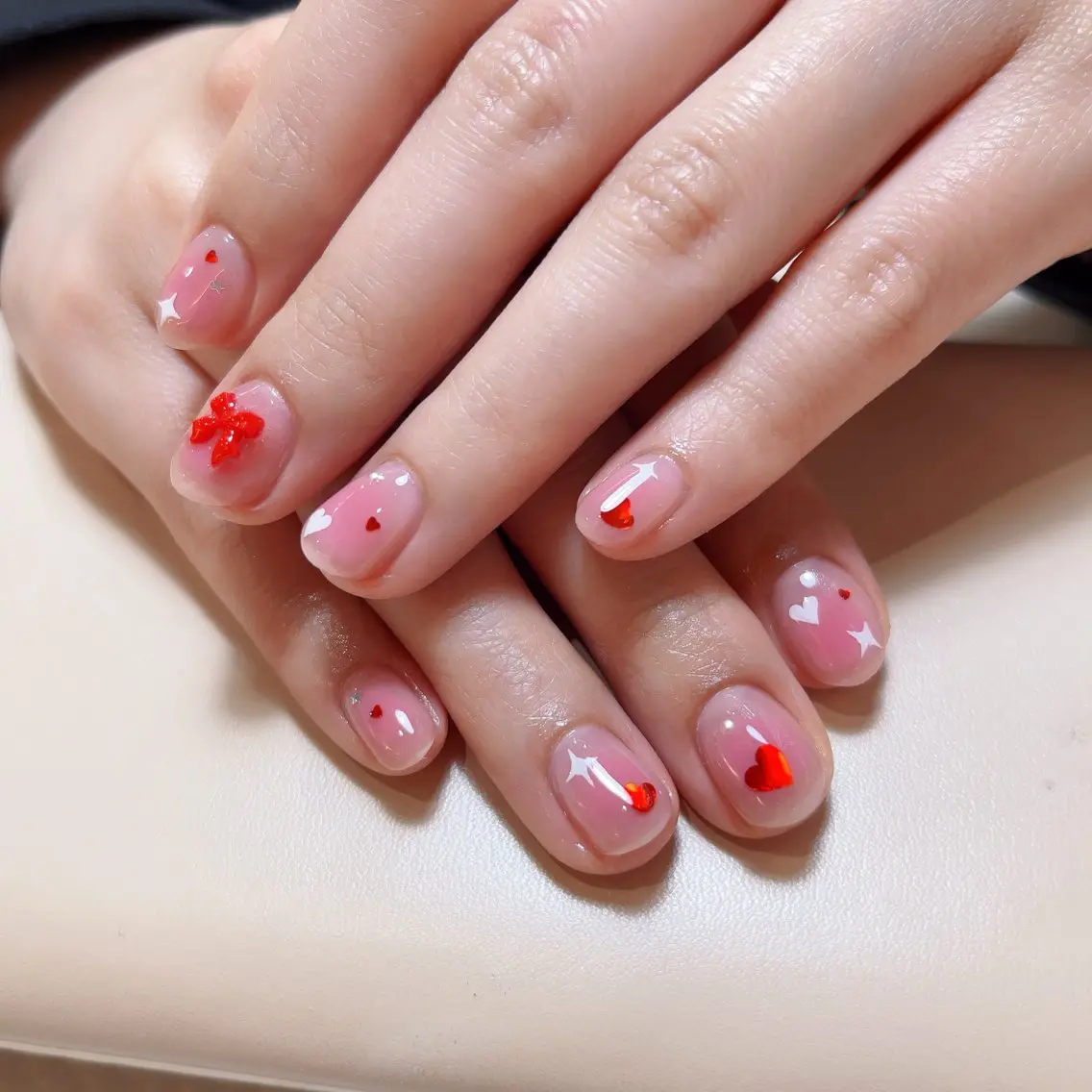 ネイル ハンドネイル MoonNail ユリ🌸のネイルデザイン