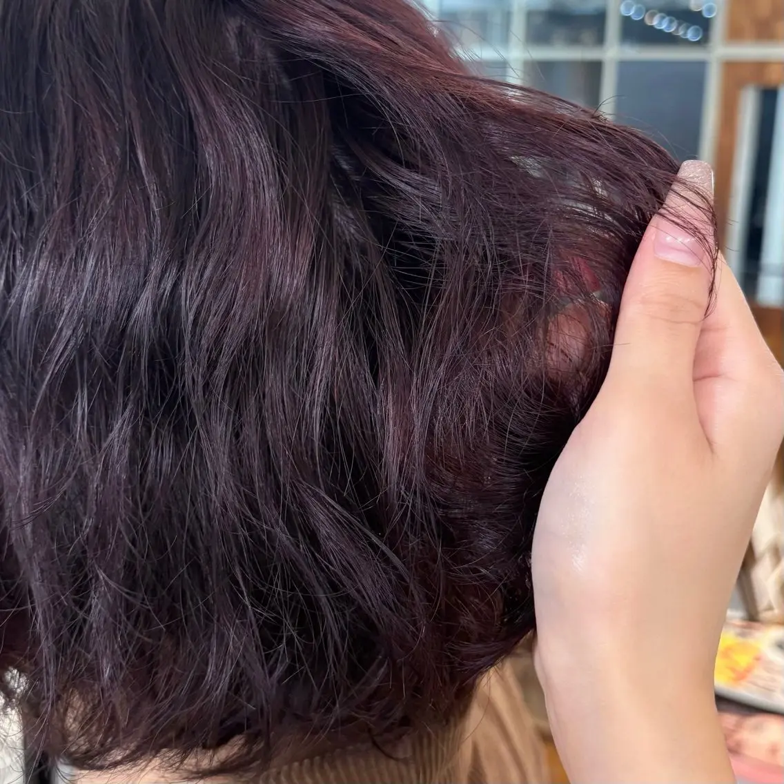 カラー パーマ ヘアカラー トリートメント mao 🩰のヘアスタイル