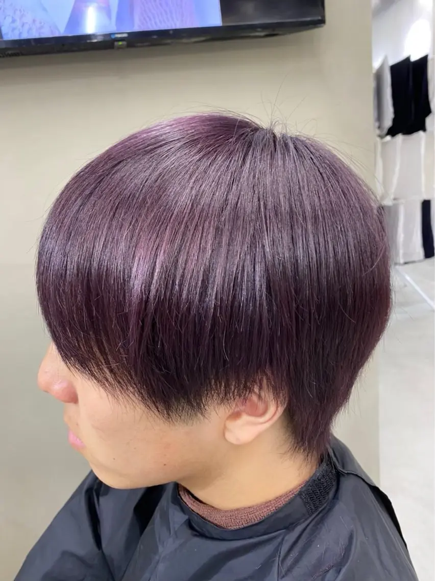 ショート ヘアカラー 🔥メンズ特化🔥 YUTAのヘアスタイル