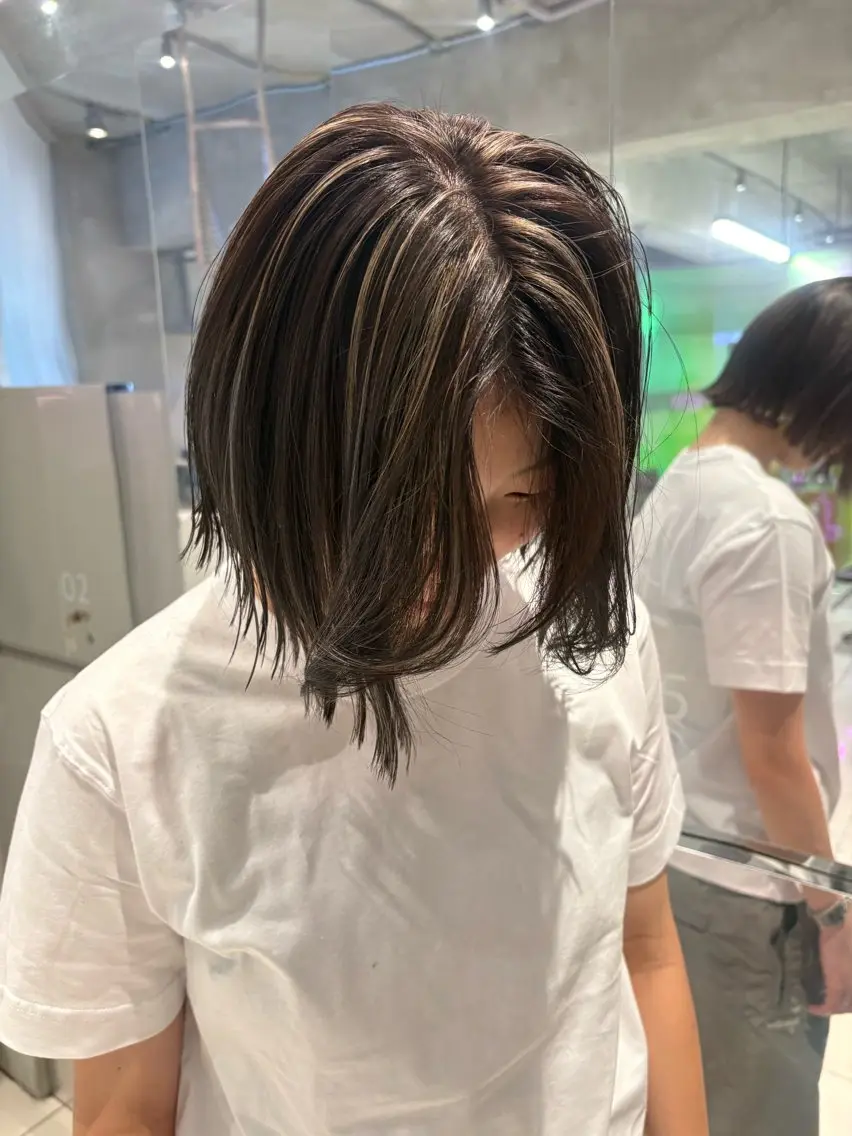カラー ハイライトカラー モデル募集中🎆 YUA🧁🐩🧚のヘアスタイル