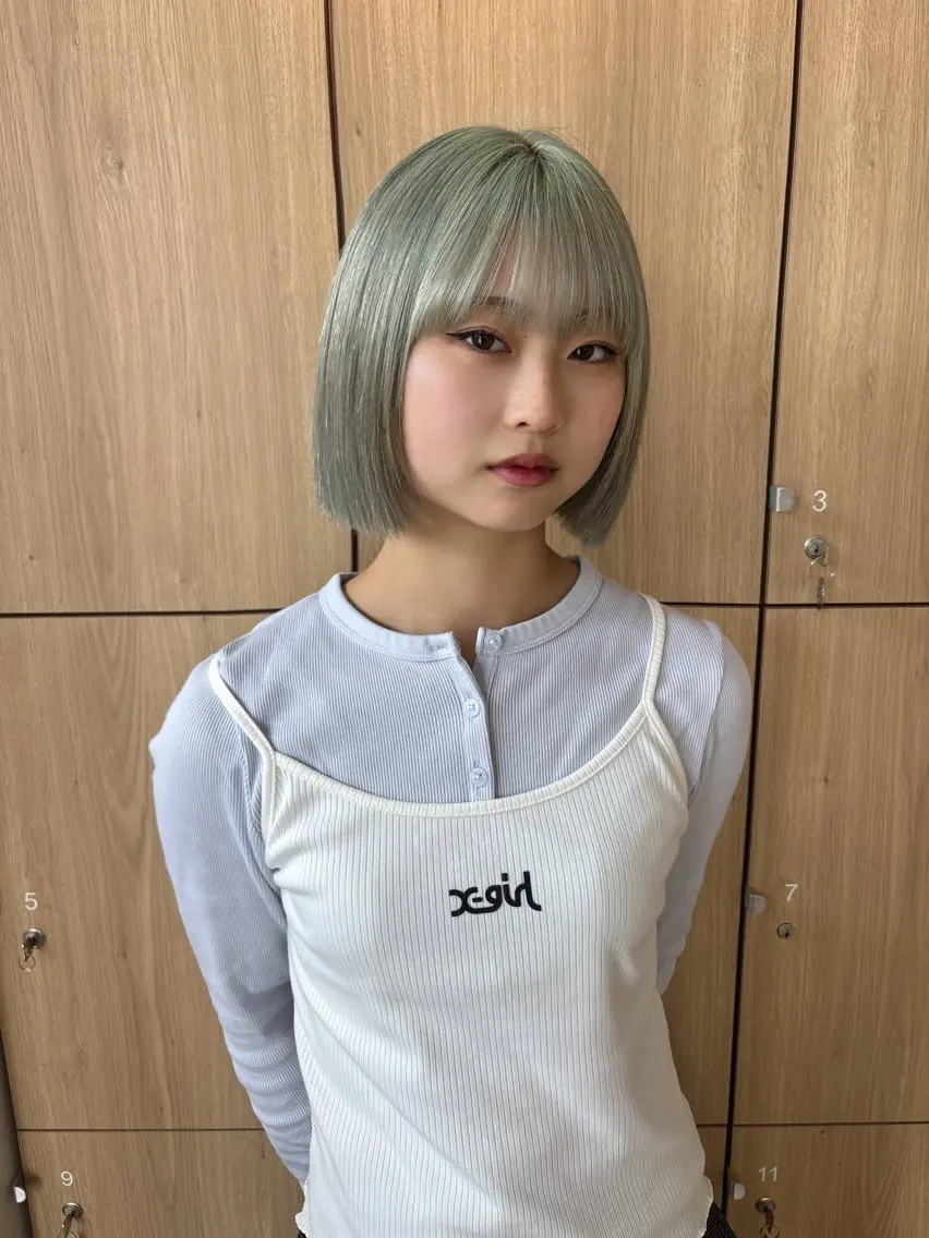 ショート ボブ vince gio 彩織のヘアスタイル