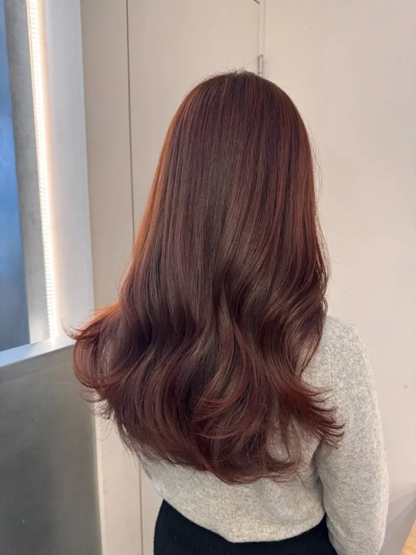 セミロング カット ヘアカラー トリートメント ♡可愛い艶髪特化♡ 艶髪先生のヘアスタイル