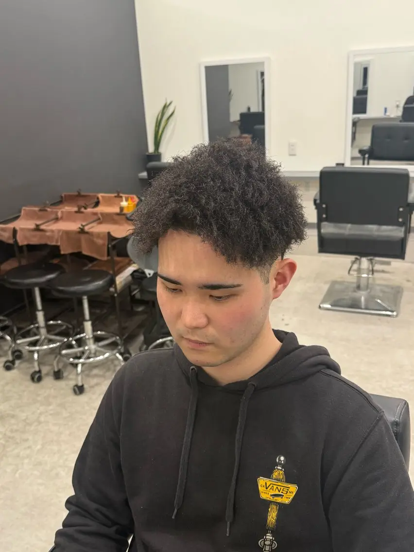 ショート パーマ メンズ 谷口 匠のヘアスタイル