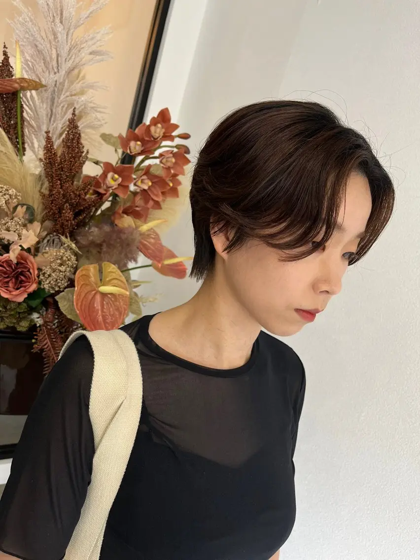 ショート ショートボブ ボブ ショートヘア カット 浜松街中/駐車場有 マンツーマン小畑翔平のヘアスタイル