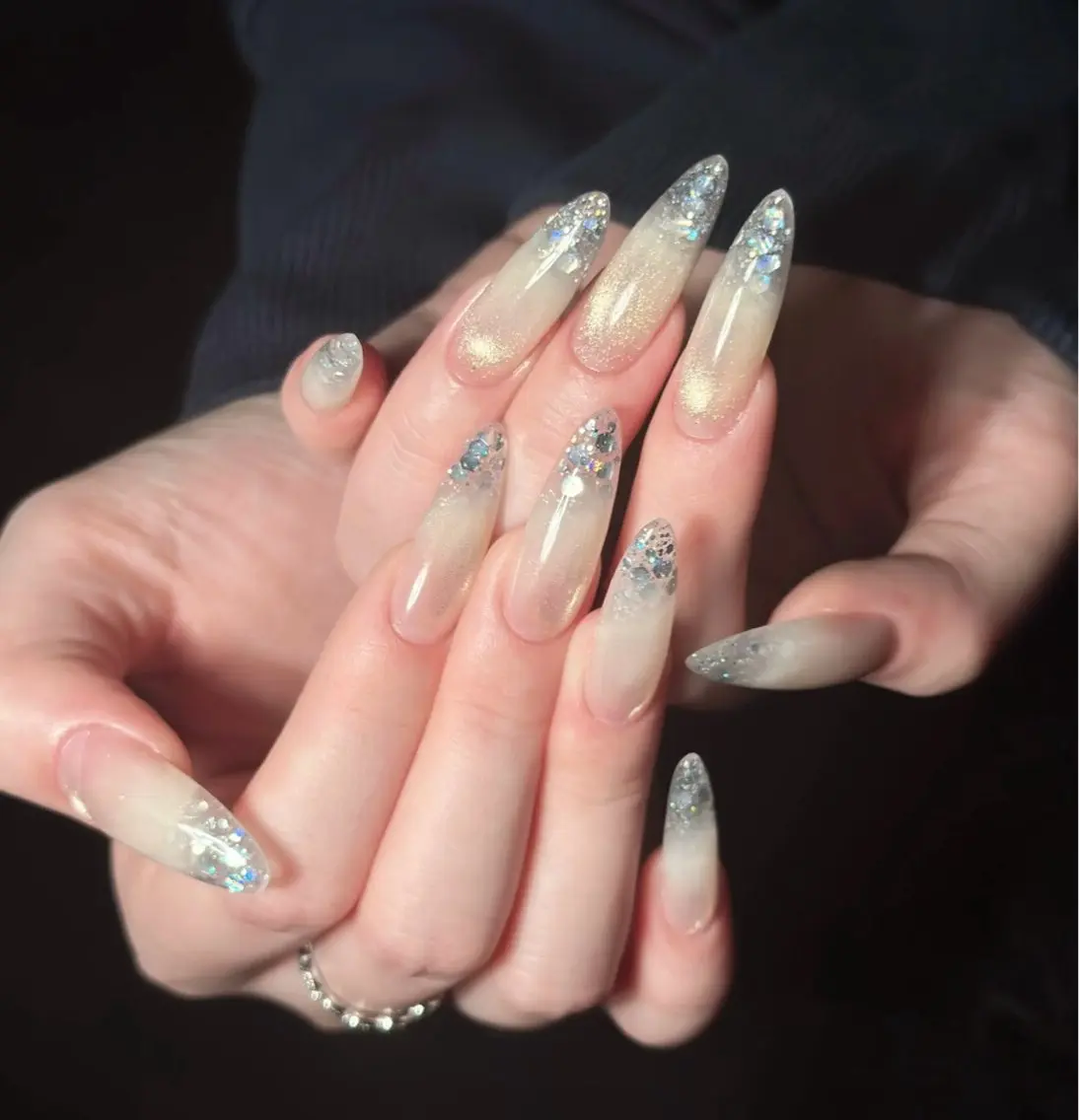 ネイル アートネイル べっ甲ネイル チークネイル 成人式 長さ出し ハンドネイル ハンドケア For you. Nail Salonのネイルデザイン