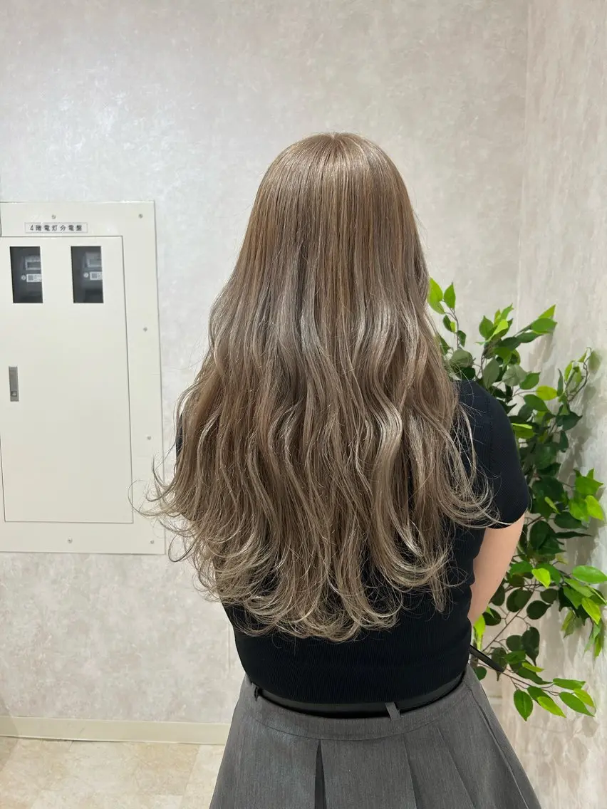 セミロング カラー ヘアカラー トリートメント ヘアセット 💙まこと💙艶 カラー(Rico)のヘアスタイル