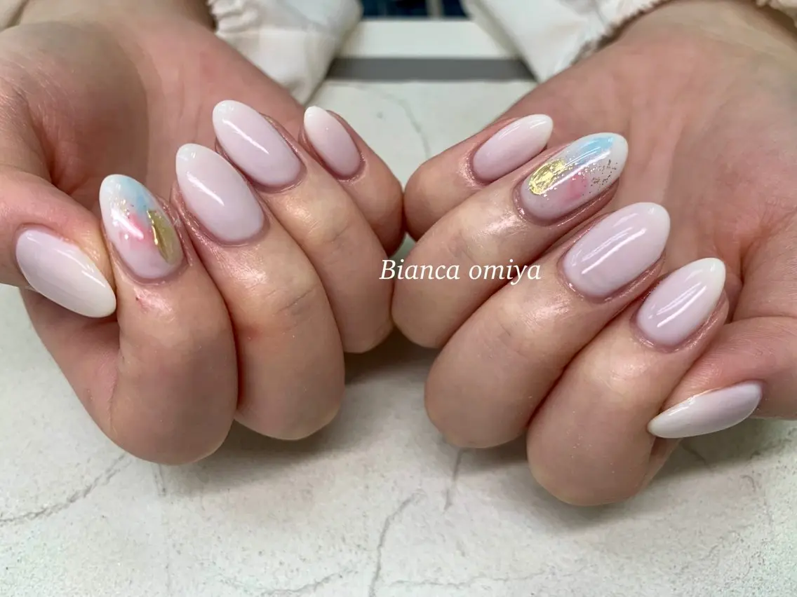 ネイル Bianca大宮 katoᕱ⑅ᕱ゙のネイルデザイン