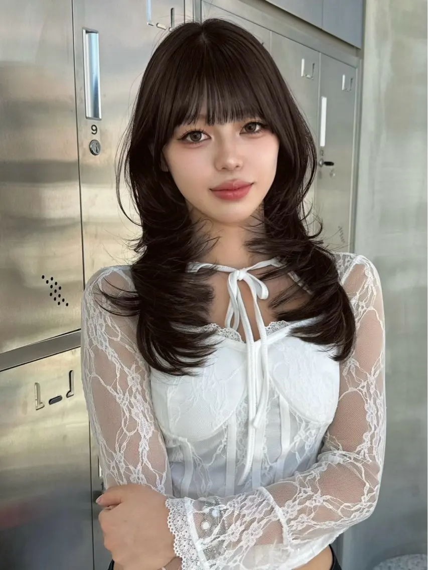 セミロング レイヤー/ ダブルカラーセナ🎀のヘアスタイル