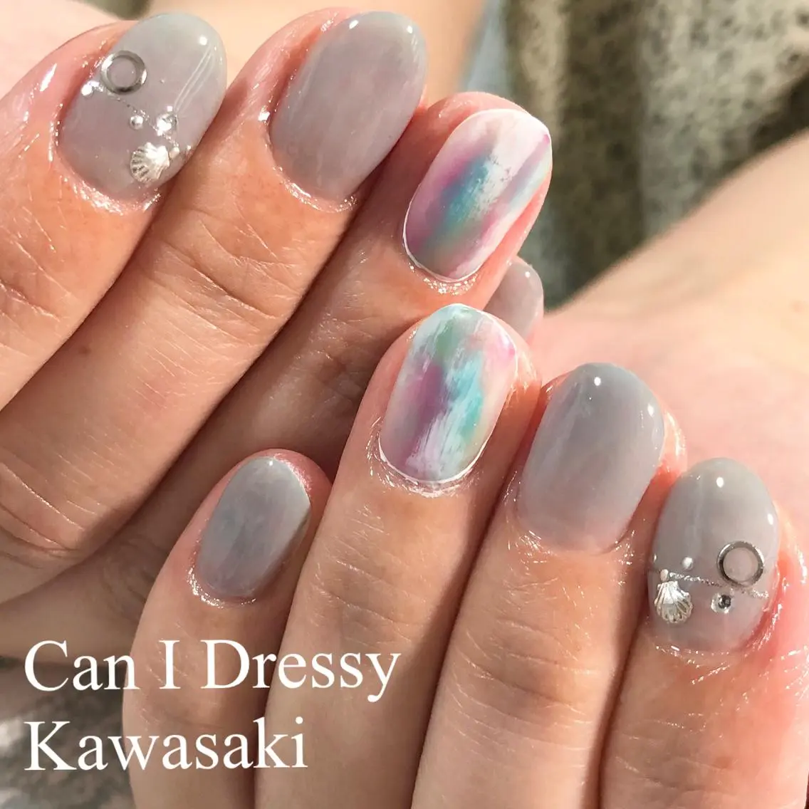 ネイル マットネイル ハンドネイル Can I 川崎店 三島 久美子のネイルデザイン