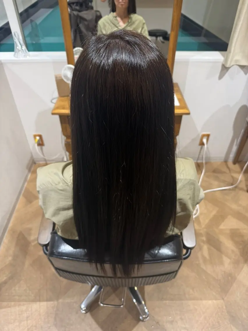 カラー ブラウンカラー ヘアカラー 樋田 果奈美のヘアスタイル