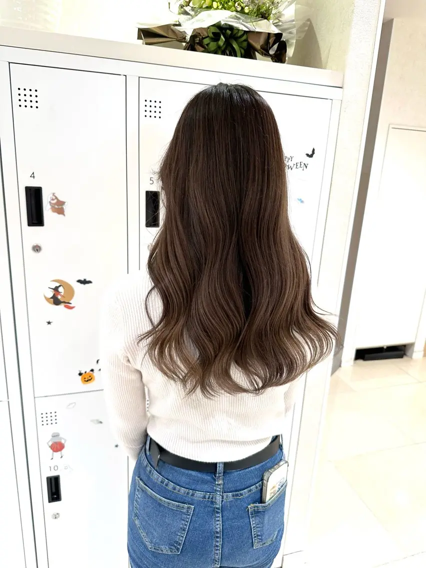 ロング カラー バレイヤージュ ブリーチ 髪質改善 レイヤーカット トリートメント カット ヘアカラー トリートメント 山本　尚輝 🐶ハイライト🐶のヘアスタイル