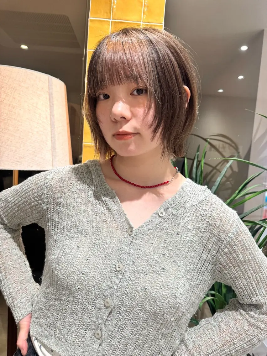 ショート カラー ボブ美容師💛 AYUMIのヘアスタイル