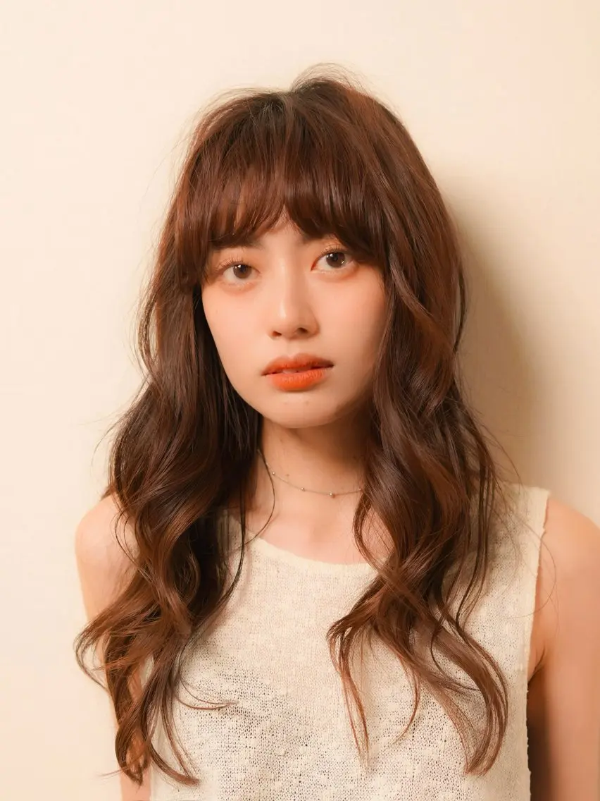 ロング カラー 銀座/骨格診断 垢抜けレイヤー/菅原のヘアスタイル