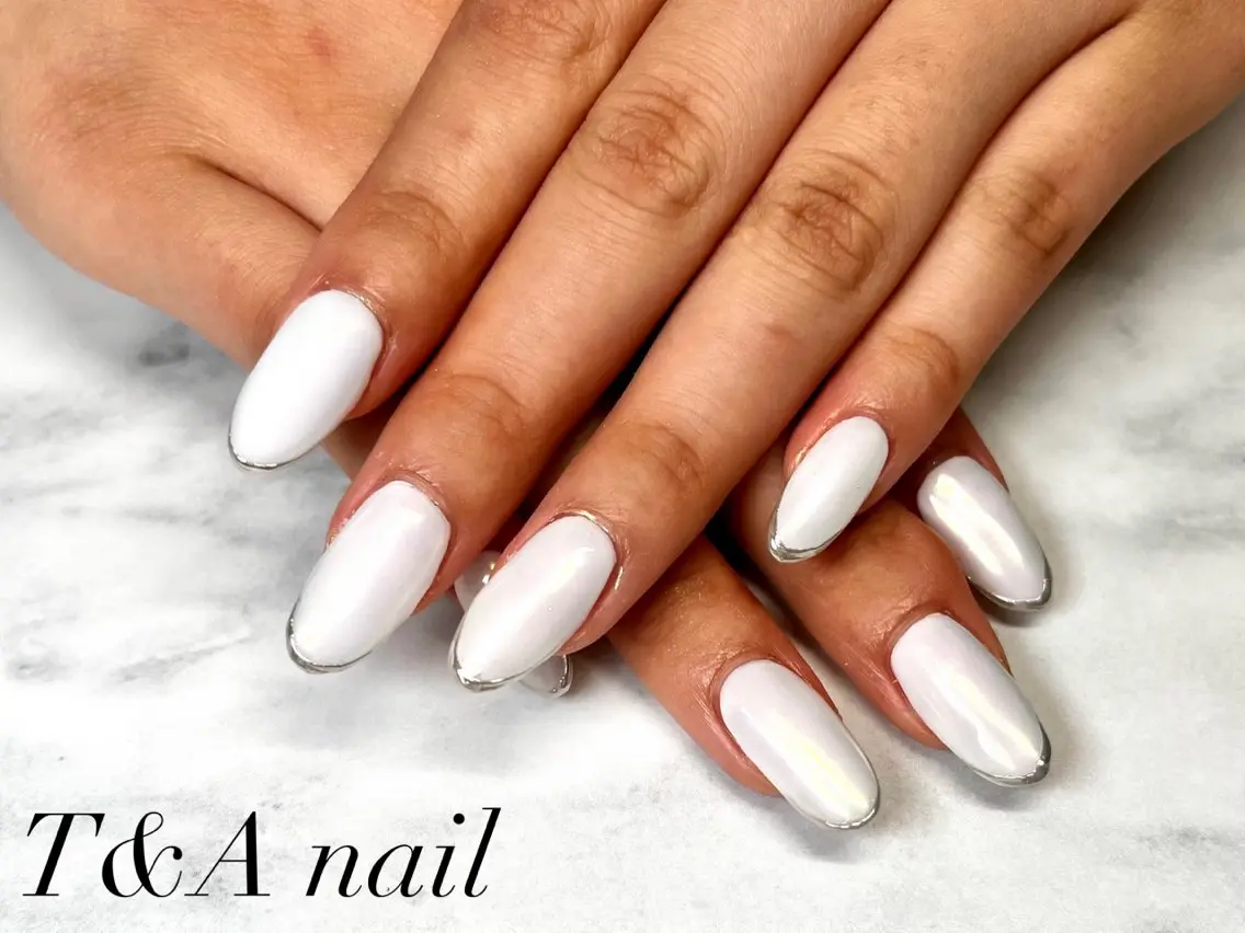 ネイル 長さ出し フレンチネイル ジェルネイル ニュアンスネイル スカルプネイル T&A nailのネイルデザイン