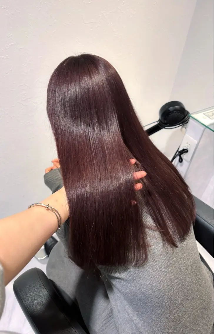 ロング カラー 表参道♡暗髪♡ 艶カラー♡アユミのヘアスタイル