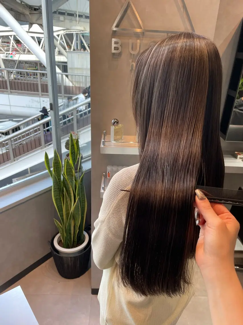 ロング カット ヘアカラー トリートメント MAI /BUCKS/天王寺のヘアスタイル