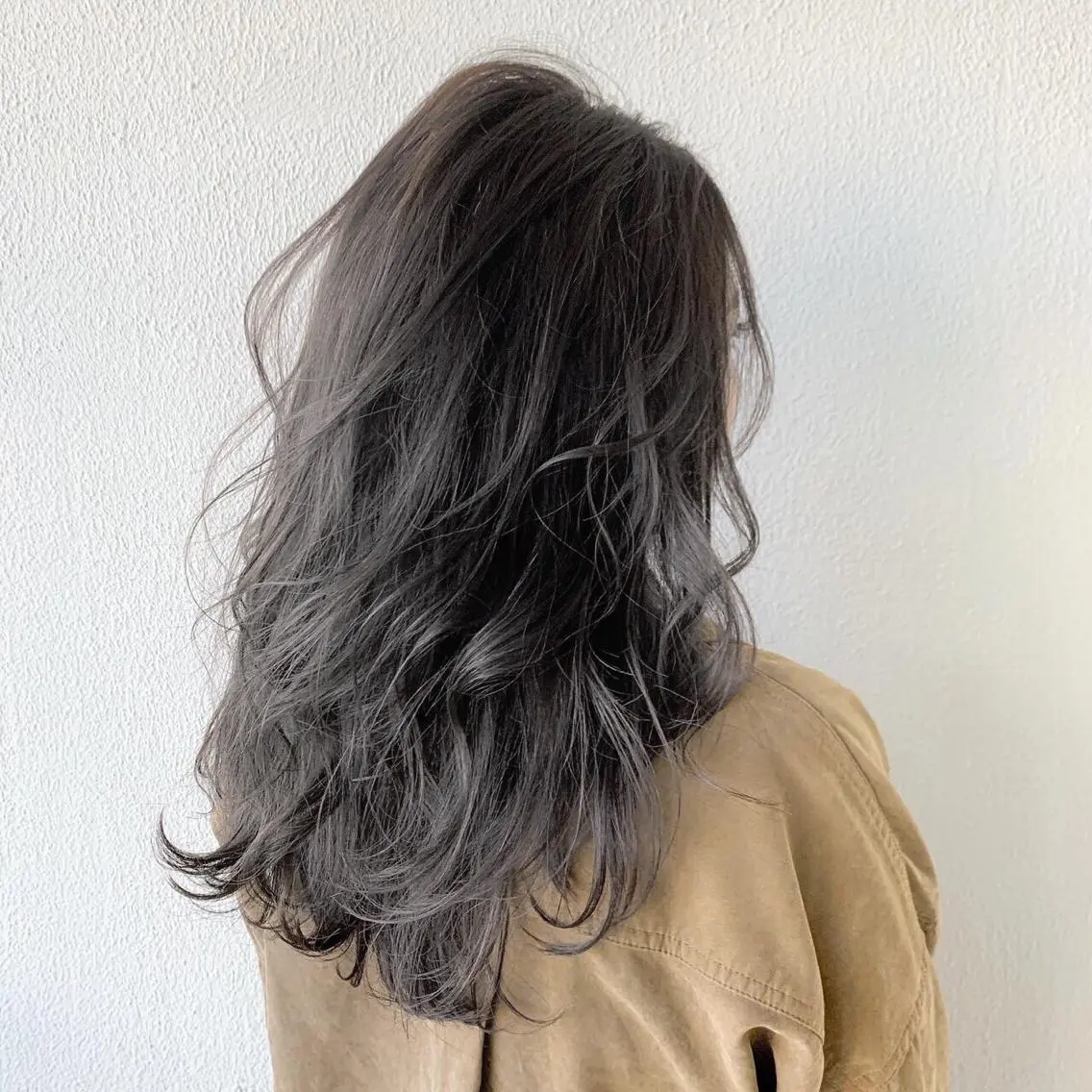 セミロング 🤎小顔レイヤー /ベージュ🤎友香のヘアスタイル