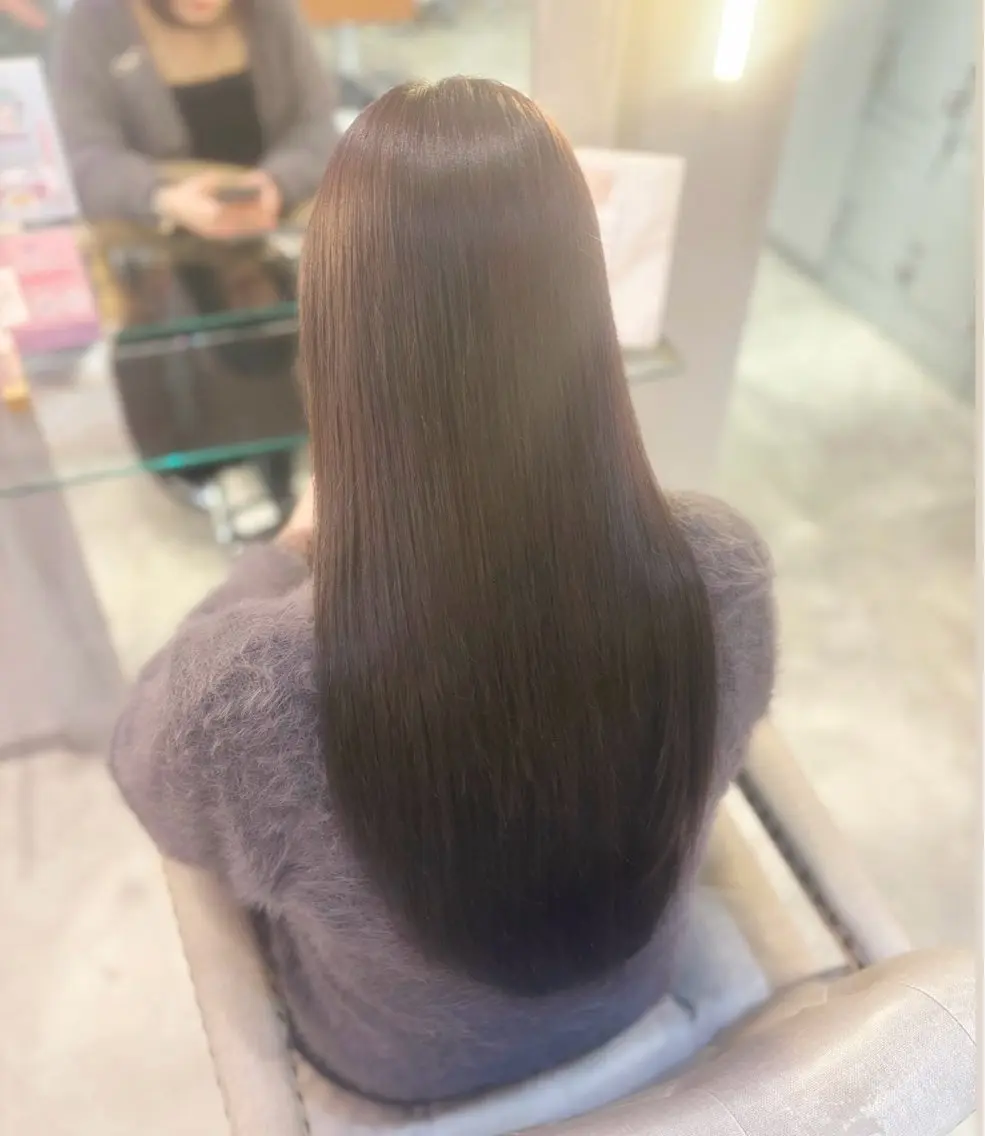 ロング カラー 🎀RINA艶カラー ／ナチュラルガーリーのヘアスタイル
