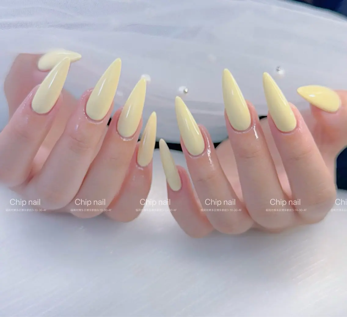 ネイル ロングネイル ハンドネイル chibi nailのネイルデザイン