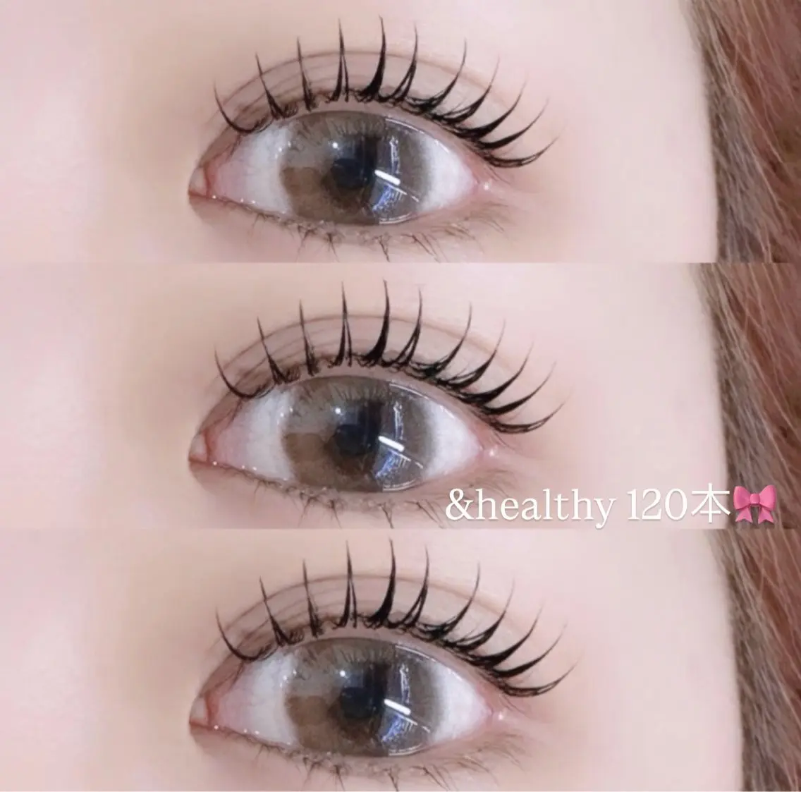 【6月平日来店限定】 & healthy🎀 Flat lash 60本までの写真