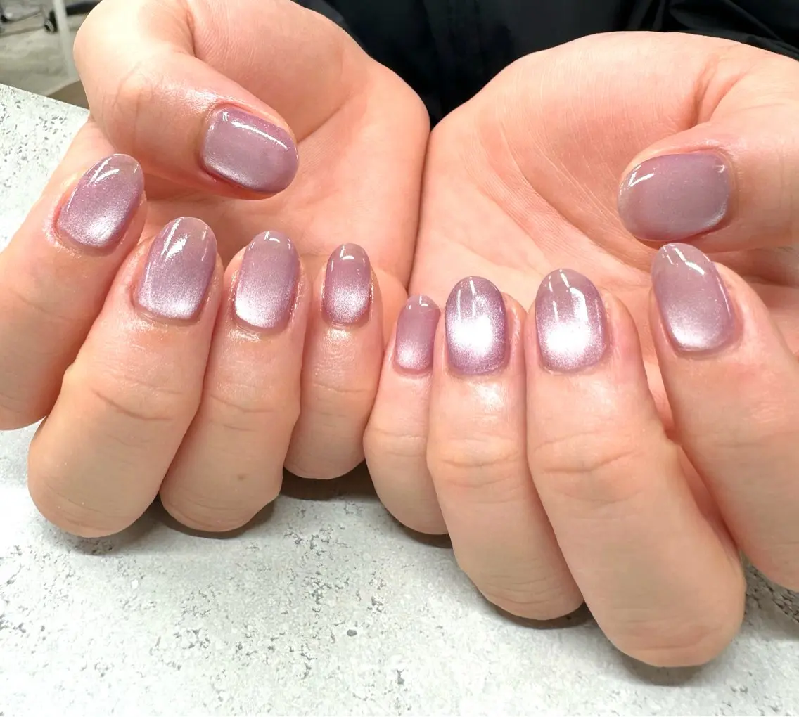 【ハンド】⭐️オフありマグネットワンカラー💅の写真