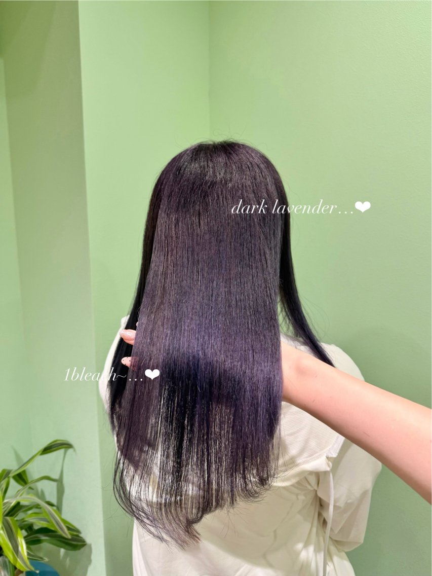 セミロング カラー 透明感カラー/ヘアメ ガーリーヘア/amiのヘアスタイル