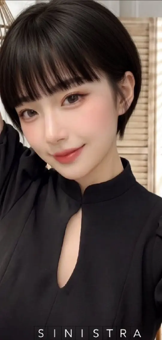 ショート カット 縮毛矯正 トリートメント 足利・色彩専門カラー シニストラ原宿表参道のヘアスタイル
