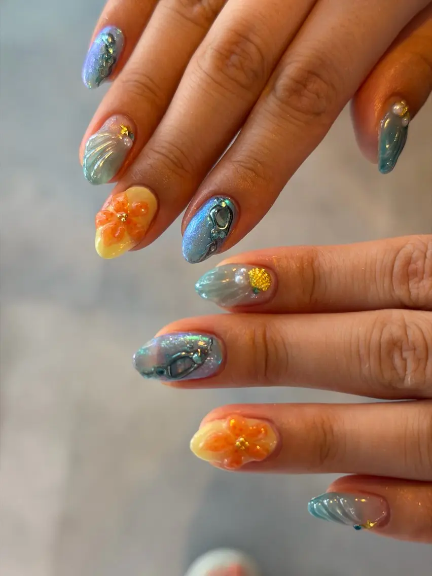 ネイル ハンドネイル フットネイル butter flowerのネイルデザイン