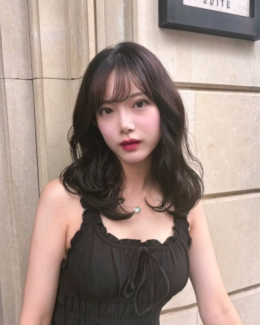 カラー momochan🍑 やわらかいボブ♡のヘアスタイル