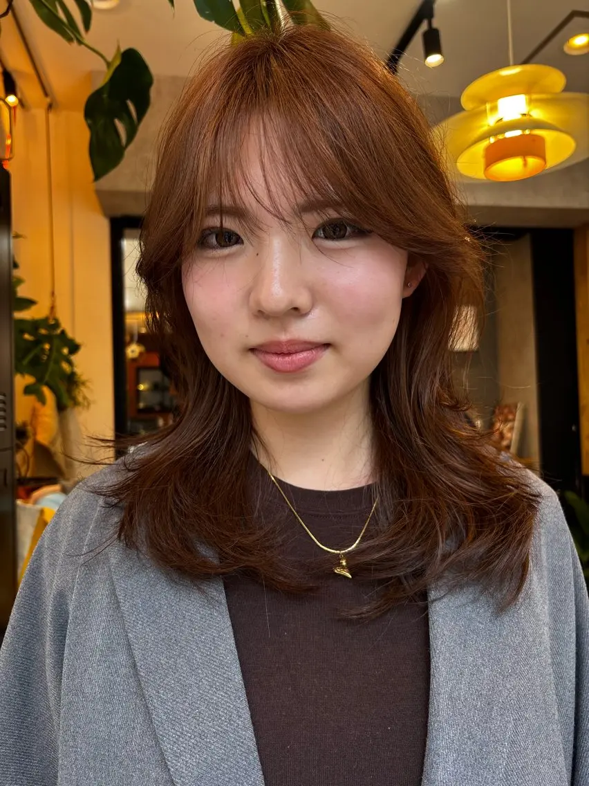 ロング カラー 中野 晴登のヘアスタイル