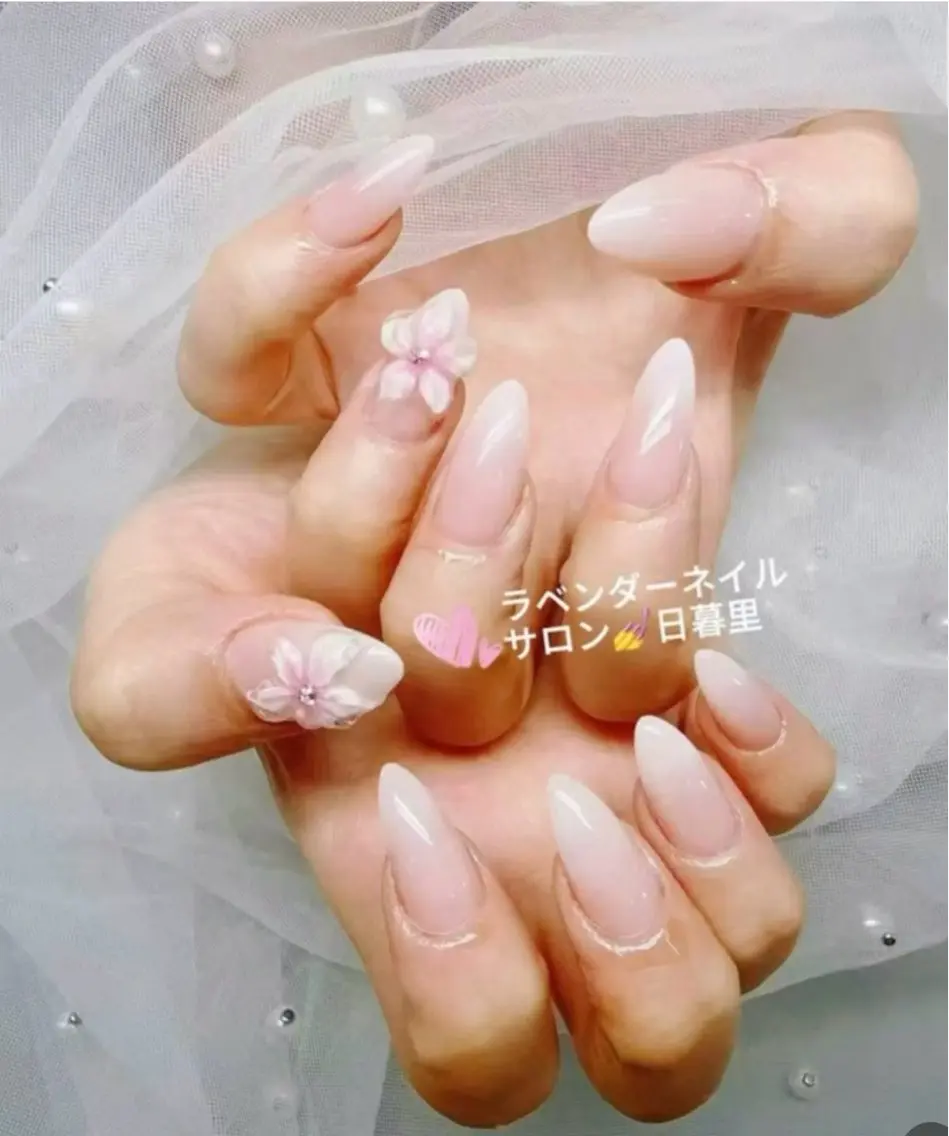 ネイル ラベンダー💖日暮里 ルル💖ネイルのネイルデザイン