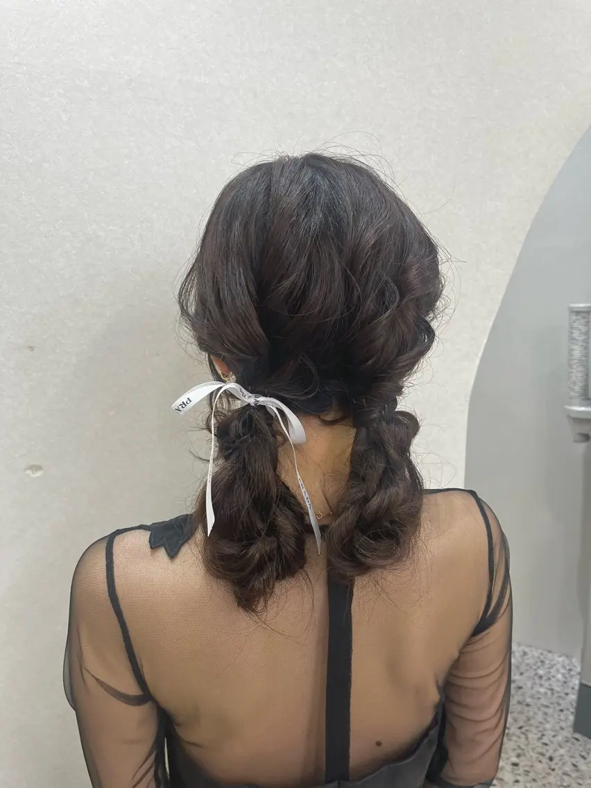 ロング 小川 愛美のヘアスタイル