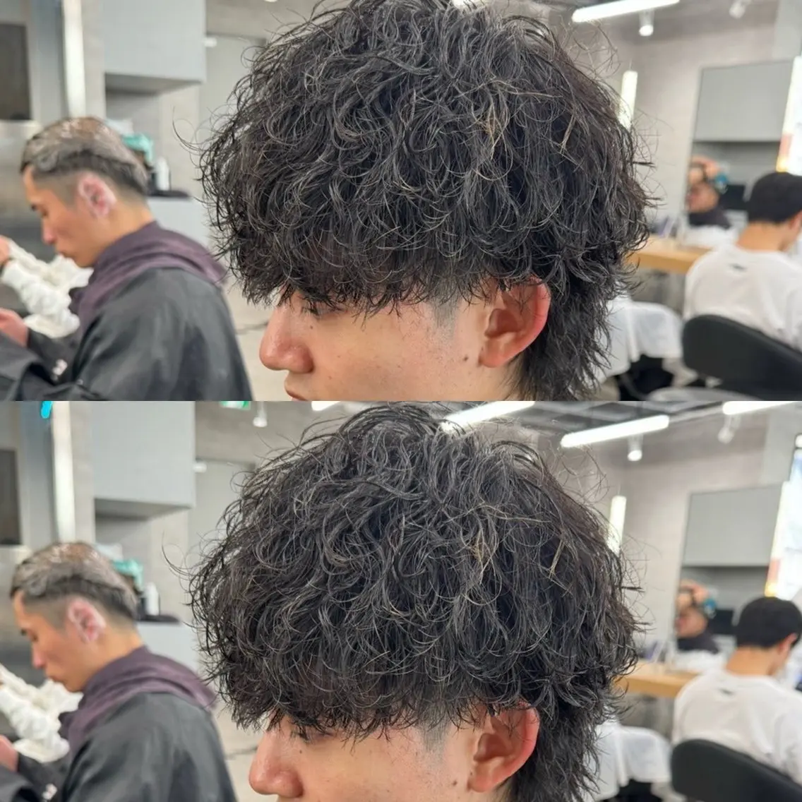 パーマ メンズ カット パーマ ヘッドスパ ヘアセット 🔥メンズカット＋ パーマの達人🔥のヘアスタイル