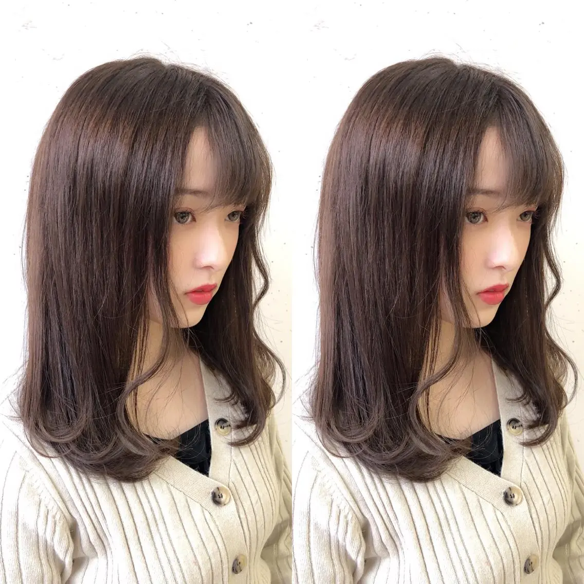 ロング カラー アッシュ ベージュカラー ブリーチ ケアブリーチ 池袋髪質改善 タニグチのヘアスタイル