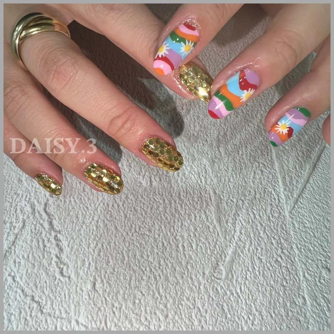 ネイル 持ち込み 🌙南流山ネイル DAISY.3🦄のネイルデザイン