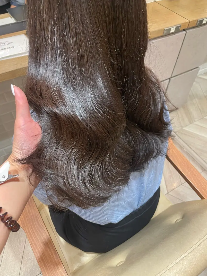 ロング カラー ブラウンカラー 🫧一方井 七海🫧のヘアスタイル