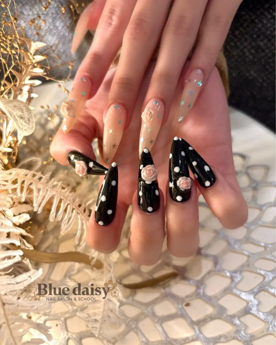 ネイル ハンドネイル Blue daisy 栄本店のネイルデザイン