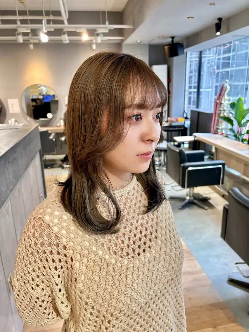 カラー ヘアカラー 🎀西川芽依/ 暖色カラー🎀のヘアスタイル